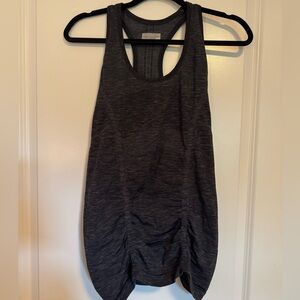 Athleta Gray Ruched Tank Top